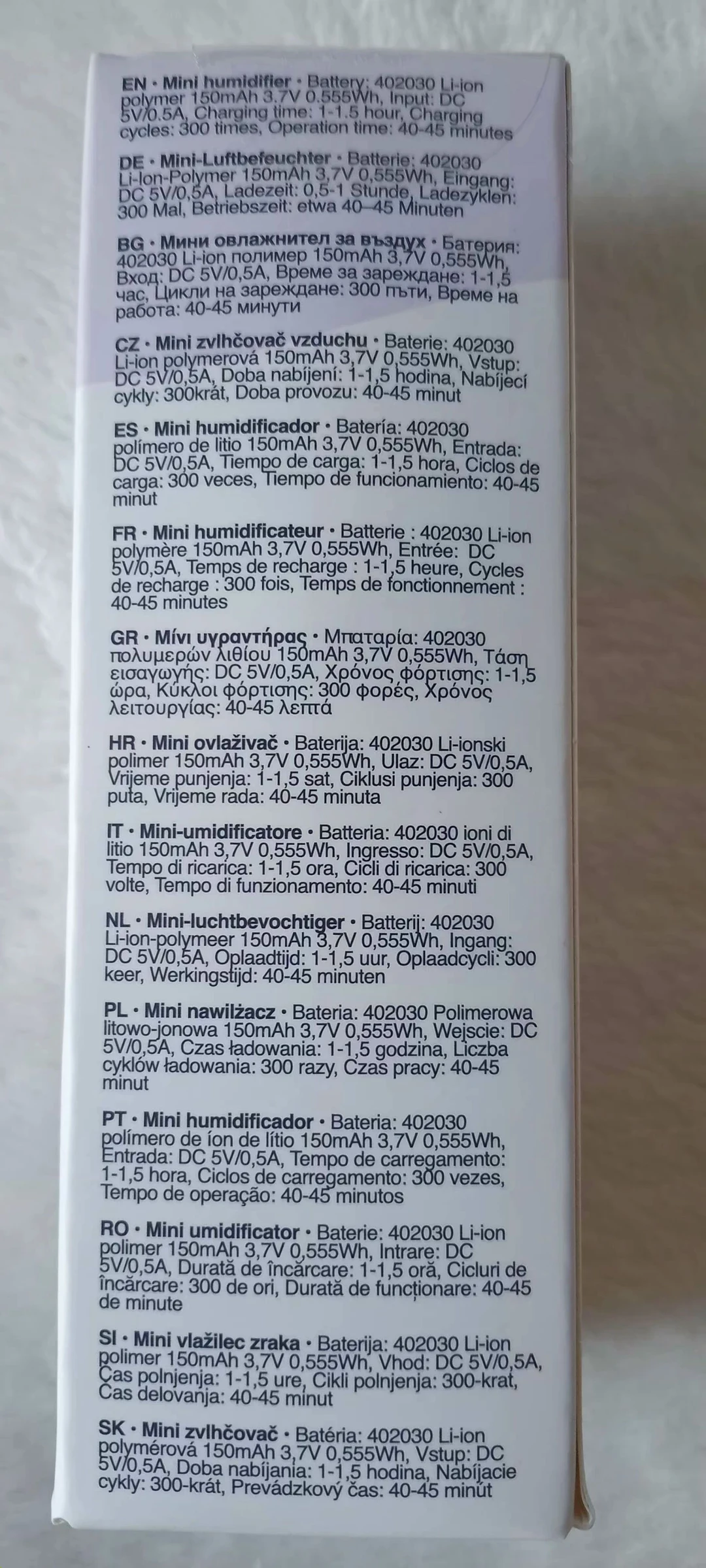 Mini umidificador facial •Hidrolatos/água• Nomade • Novo – photo 5